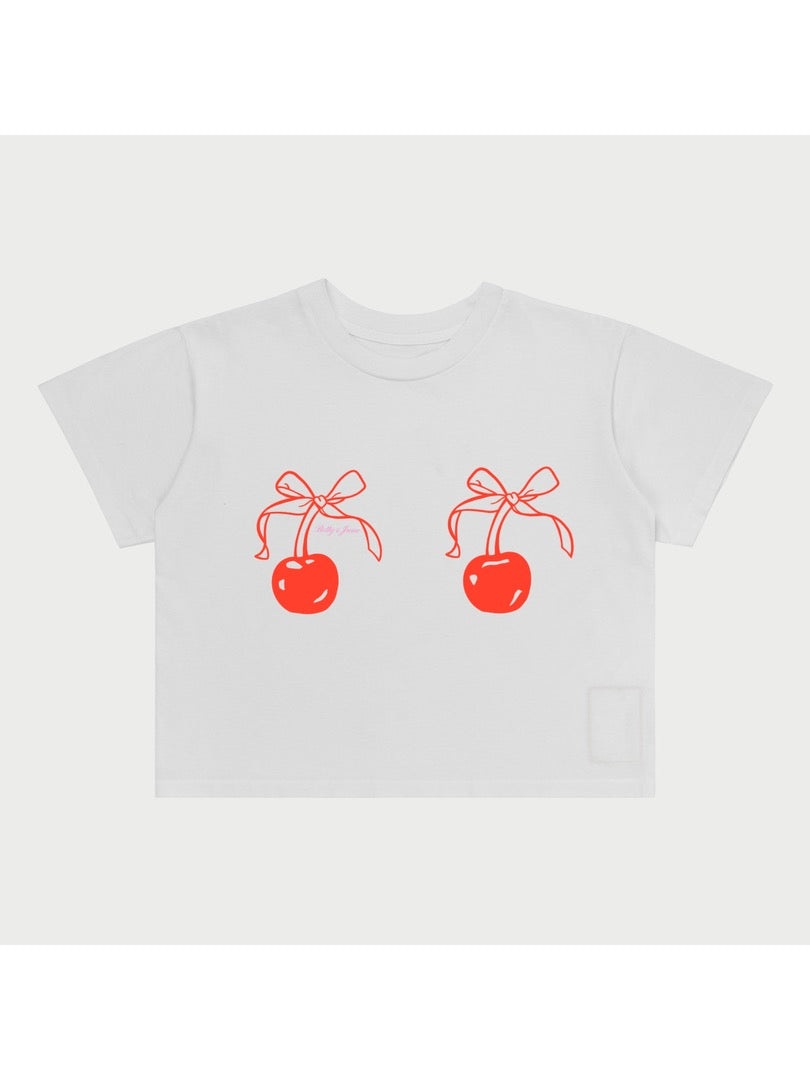 Cherry Cherry Crop Tee