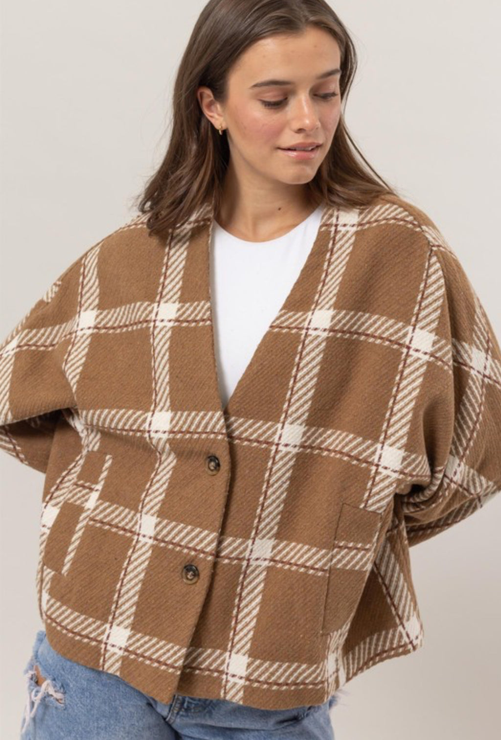 Wallace plaid jacket