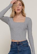 Brynn Long Sleeve Knit Top